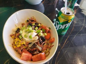 Vegan Rainy Day - Pierogi Bowl at Bistro 7 Eatery in Brantford