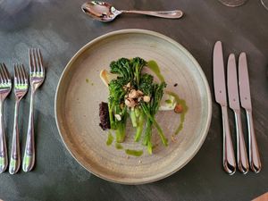 Tenderstem Broccoli at Saorsa 1875 in Pitlochry