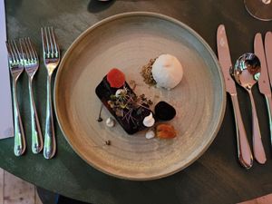 Beetroot Terrine at Saorsa 1875 in Pitlochry