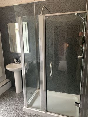 Shower room in wildcat room  at Saorsa 1875 in Pitlochry