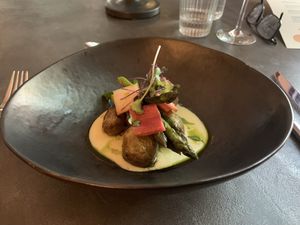 Jersey royals at Saorsa 1875 in Pitlochry