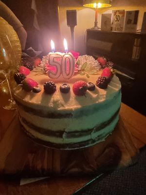 Cake provided by the hotel at Saorsa 1875 in Pitlochry