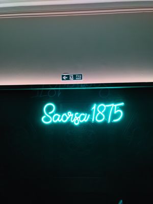 the entry hall sign at Saorsa 1875 in Pitlochry