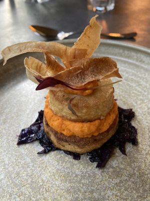 Parsnip with carrot purée   at Saorsa 1875 in Pitlochry