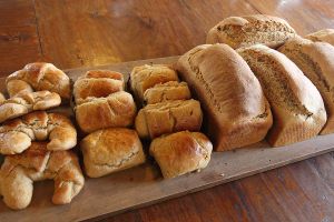 Freshly baked, gorgeous smell. at Lhamo's Croissant in Dharamshala