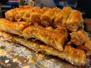 Vegan baklava at Nish Nush - John St in New York City