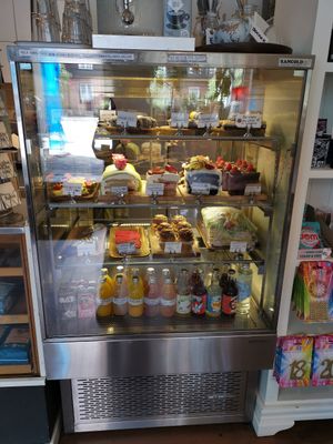 The cake selection at VeGofika Göteborg in Gothenburg