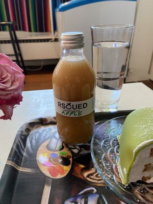 Apple juice 🧃   at VeGofika Göteborg in Gothenburg