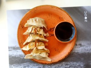 Vegetable Gyoza at UDON - FAN in Mallorca