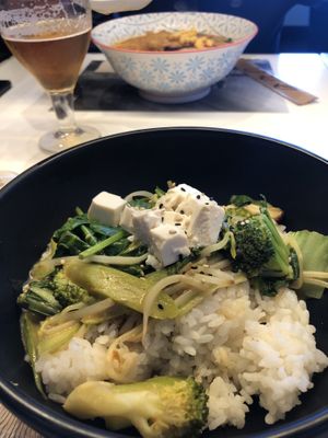 Tofu rice at UDON - FAN in Mallorca
