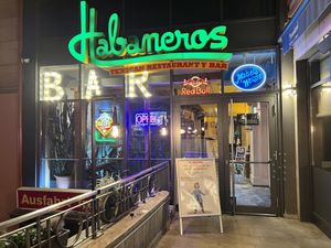 outside  at Habaneros in Wurzburg