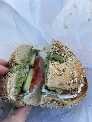   at Leroy's Bagels in Denver