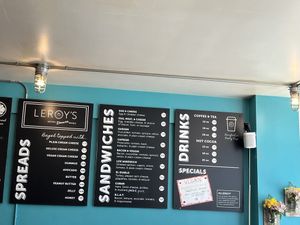 More menu  at Leroy's Bagels in Denver