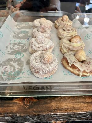Vegan pastries   at Leroy's Bagels in Denver