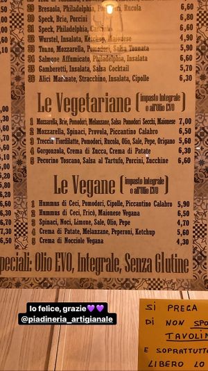   at Piadineria in Brindisi