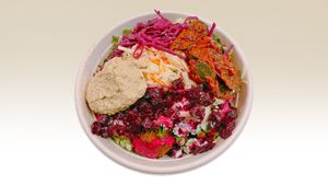 Vegan Steak Bowl at Olive Kebab Restaurant in Etobicoke