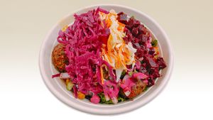 Vegan Falafel Bowl at Olive Kebab Restaurant in Etobicoke