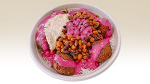 Vegan Falafel Bowl at Olive Kebab Restaurant in Etobicoke