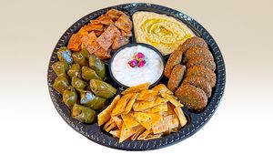 Vegan Sharing Appetizers Platter at Olive Kebab Restaurant in Etobicoke