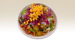 Vegan Falafel Bowl at Olive Kebab Restaurant in Etobicoke