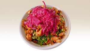 Vegan Steak Bowl at Olive Kebab Restaurant in Etobicoke