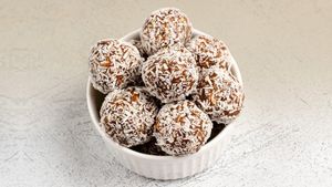 Date Almond Balls - Dessert at Olive Kebab Restaurant in Etobicoke