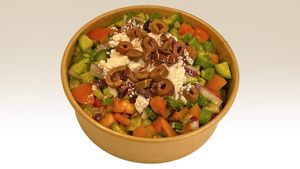 Greek Salad at Olive Kebab Restaurant in Etobicoke