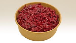 Pickled Red Cabbage at Olive Kebab Restaurant in Etobicoke