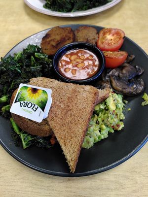 Angelic breakfast (October 2024) at Little Devil's Cafe in Aberystwyth