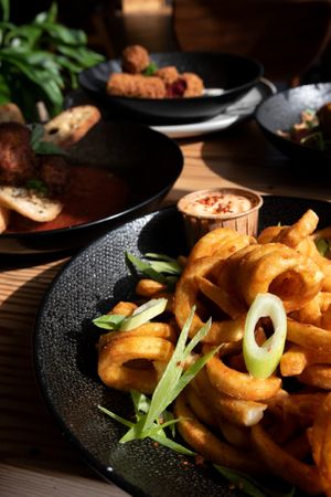 twisted fries at VanPlanten in Utrecht