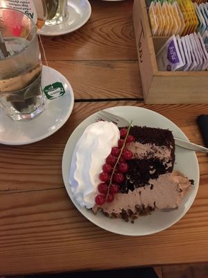 desert (the whipped cream was amazing) at VanPlanten in Utrecht