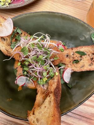 Crispy olives  at VanPlanten in Utrecht