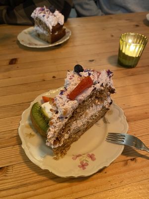 Carrot cake  at VanPlanten in Utrecht