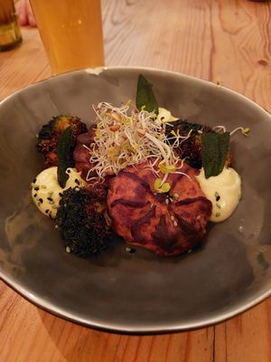 Sweet potato puree at VanPlanten in Utrecht