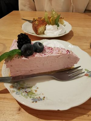 Cheesecake, but is was very soft (more like a kwarktaart) at VanPlanten in Utrecht