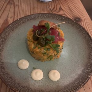 Carrot tartt #Veganuary at VanPlanten in Utrecht