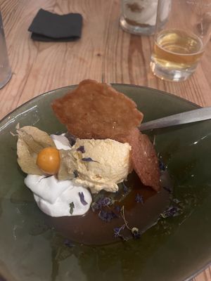 Pumpkin ice cream  #Veganuary at VanPlanten in Utrecht