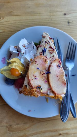 Mouth watering cheesecake at VanPlanten in Utrecht