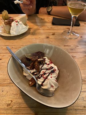 Pear dessert  at VanPlanten in Utrecht