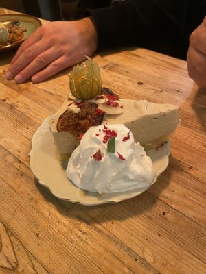 The cheesecake  at VanPlanten in Utrecht
