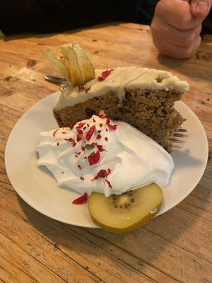 The carrot cake  at VanPlanten in Utrecht