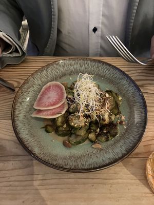 Spruitjes met tahin  at VanPlanten in Utrecht