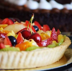 Tarta frutal vegana at Corazón de Limón  in Rosario
