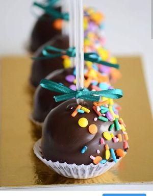 Cakepops veganos at Corazón de Limón  in Rosario