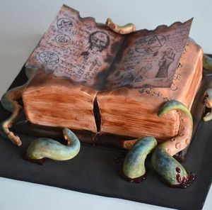 Torta temática vegana at Corazón de Limón  in Rosario