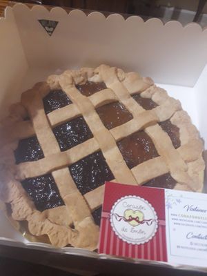 Pastafrola mitad de membrillo y mitad de batata at Corazón de Limón  in Rosario