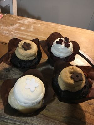 Vegan cupcakes at Dolce Vita Desserts in State College