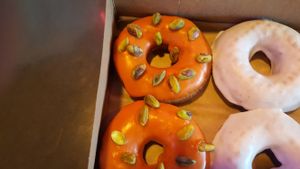 Blood Orange vegan  at Lêberry Bakery in Pasadena