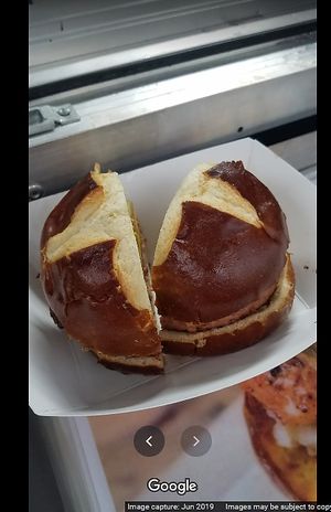 see how yummy the burger even looks like at Vegan Brüder in Fort Lauderdale