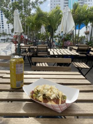 Bratwurst. Sehr lecker! at Vegan Brüder in Fort Lauderdale